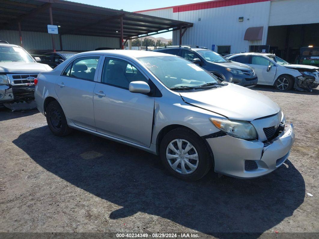 2010 TOYOTA COROLLA LE Silver  Gasoline 1NXBU4EEXAZ306931 photo #1