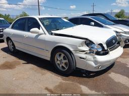 2005 HYUNDAI SONATA GLS/LX White  Gasoline KMHWF35H35A208380 photo #2