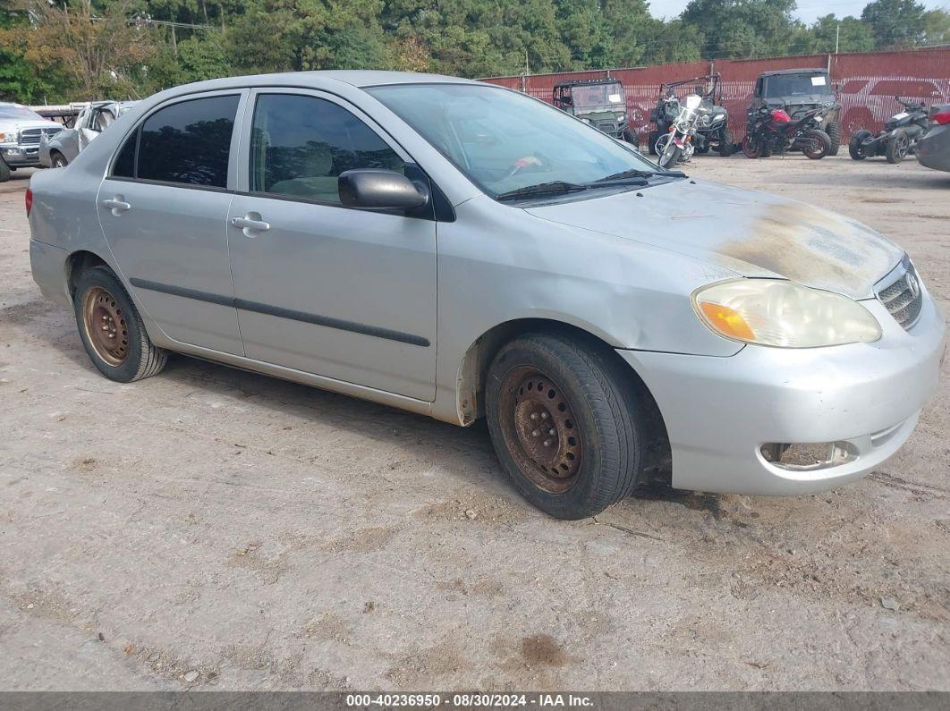 2006 TOYOTA COROLLA CE Silver  Gasoline JTDBR32E260087109 photo #1