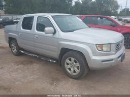 2007 HONDA RIDGELINE RTS Silver  Gasoline 2HJYK16417H528404 photo #2