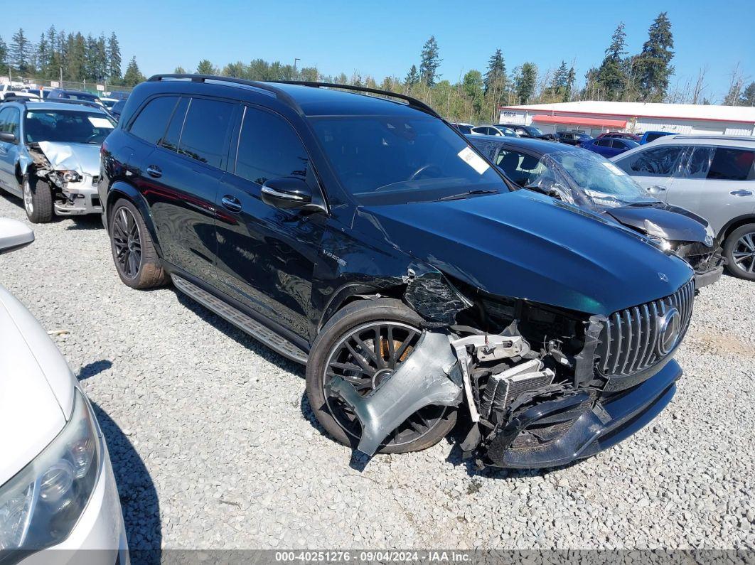 2021 MERCEDES-BENZ AMG GLS 63 4MATIC Green  Gasoline 4JGFF8KE4MA399443 photo #1