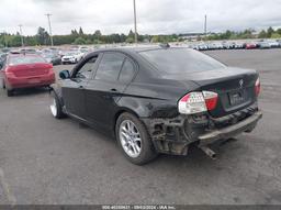 2009 BMW 328I Black  Gasoline WBAPH57559NM33025 photo #4