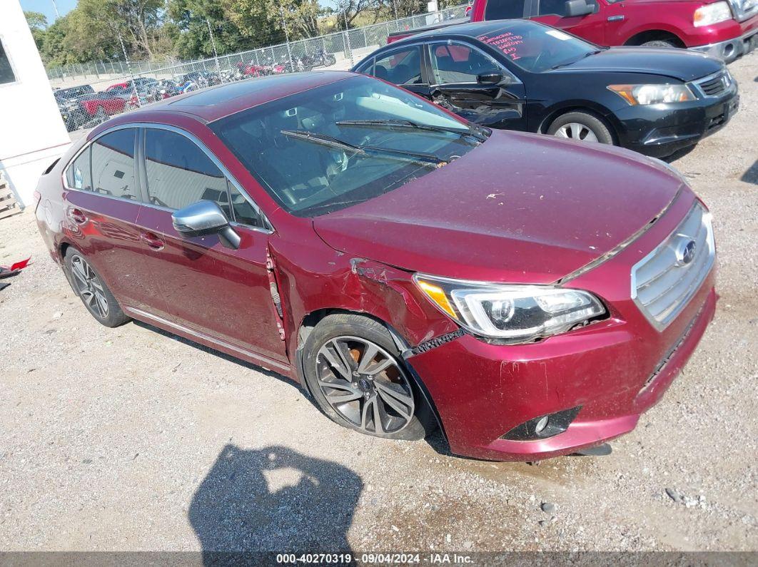 2017 SUBARU LEGACY 2.5I SPORT Red  Gasoline 4S3BNAS61H3023508 photo #1