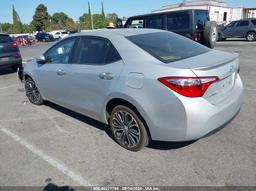 2015 TOYOTA COROLLA S PLUS Gray  Gasoline 5YFBURHE7FP327088 photo #4