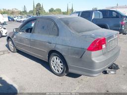 2005 HONDA CIVIC LX Gray  Gasoline 2HGES16535H510517 photo #4