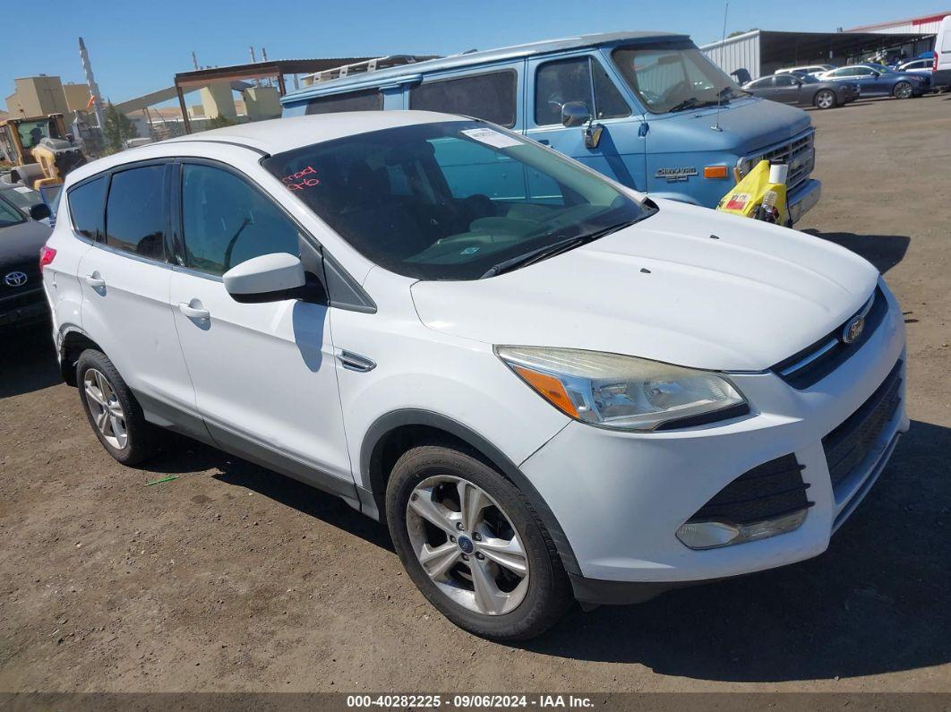 2014 FORD ESCAPE SE White  Gasoline 1FMCU9GX4EUC01288 photo #1