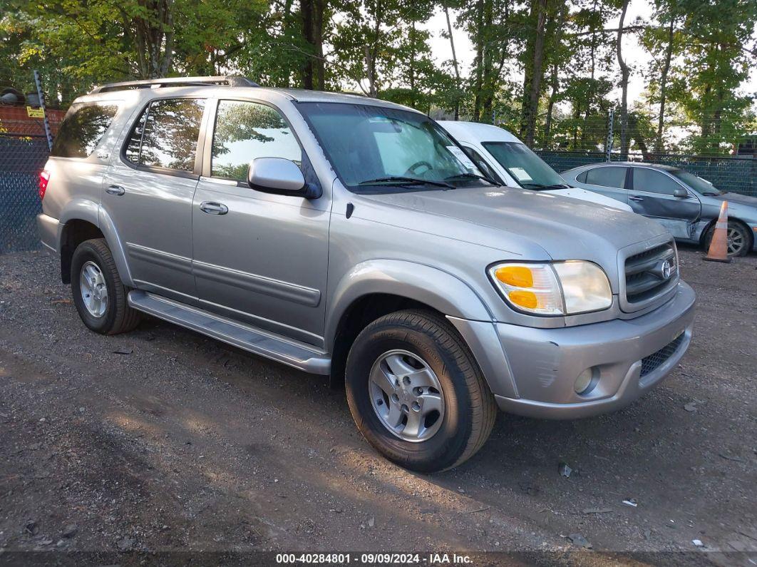 2003 TOYOTA SEQUOIA SR5 V8 Gray  Gasoline 5TDBT44A33S193143 photo #1