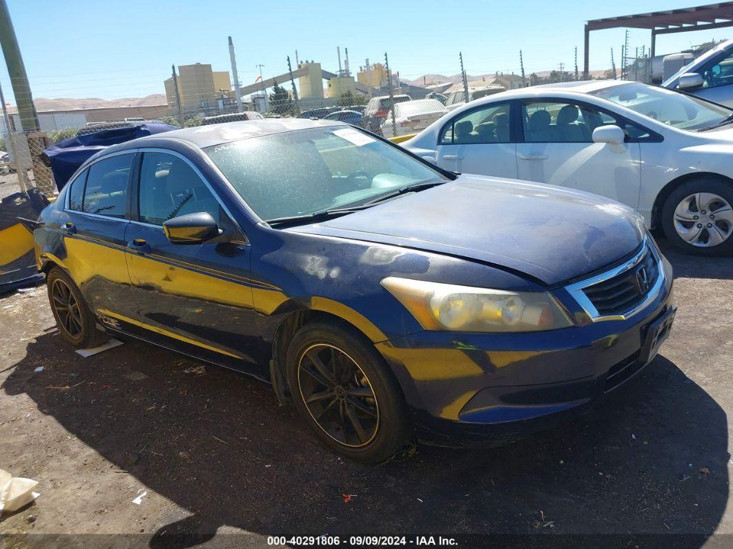 2009 HONDA ACCORD 2.4 LX Blue  Gasoline JHMCP26319C014733 photo #1