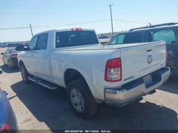 2022 RAM 2500 BIG HORN  4X4 6'4 BOX White  Gasoline 3C6UR5DJ7NG176951 photo #4