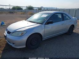 2004 HONDA CIVIC LX Silver  Gasoline 1HGEM22514L070966 photo #3