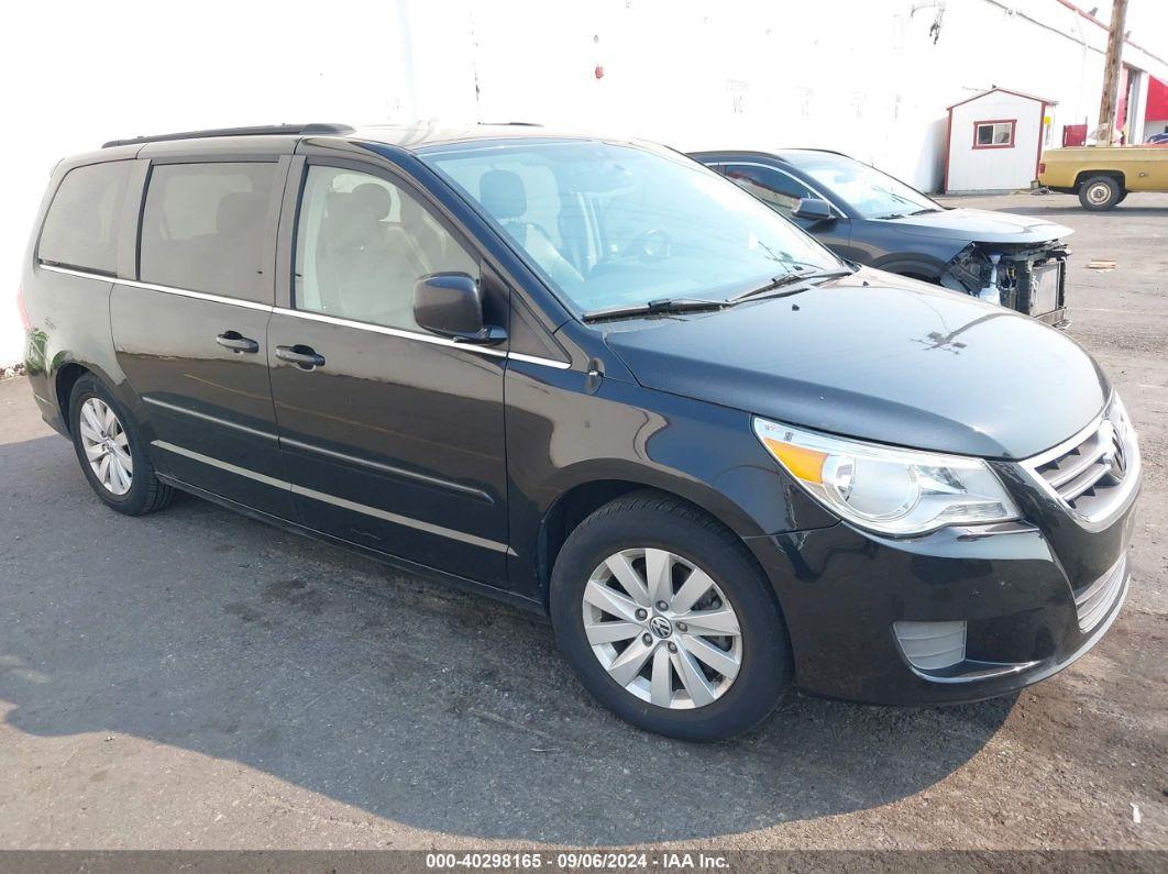 2012 VOLKSWAGEN ROUTAN SEL Black  Flexible Fuel 2C4RVACG7CR277083 photo #1