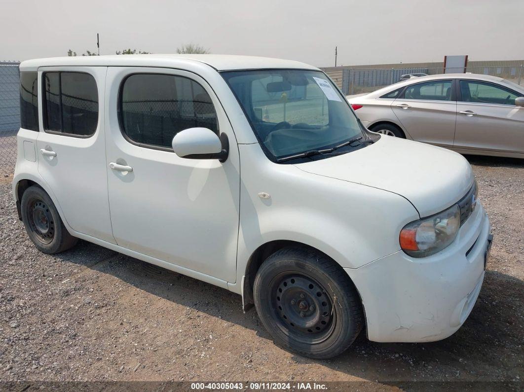 2010 NISSAN CUBE 1.8S White  Gasoline JN8AZ2KR1AT168722 photo #1