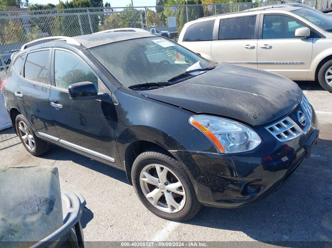 2011 NISSAN ROGUE SV Black  Gasoline JN8AS5MV0BW252224 photo #1