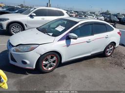 2014 FORD FOCUS SE White  Gasoline 1FADP3F26EL295673 photo #3