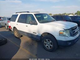 2007 FORD EXPEDITION XLT White  Gasoline 1FMFU165X7LA93914 photo #2