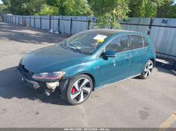 2018 VOLKSWAGEN GOLF GTI Green  Gasoline 3VW447AUXJM253550 photo #3