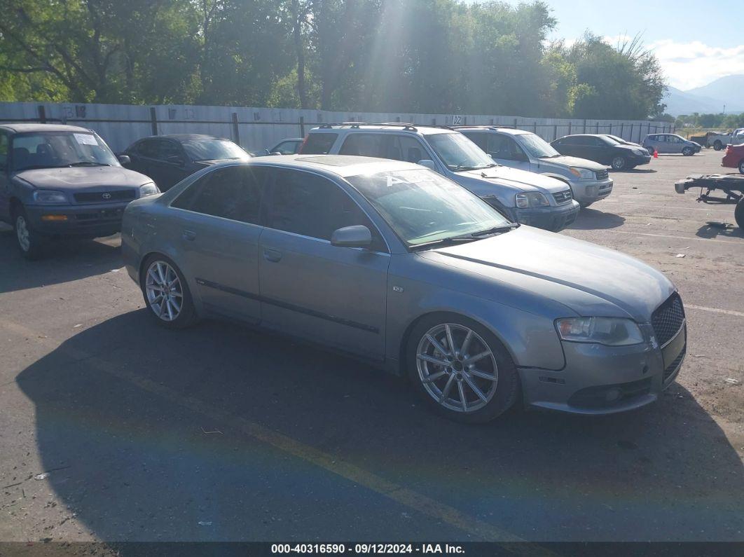 2006 AUDI A4 2.0T Silver  Gasoline WAUEF78E96A090892 photo #1