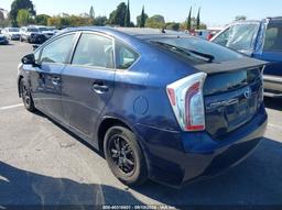 2014 TOYOTA PRIUS THREE Blue  Hybrid JTDKN3DUXE1817325 photo #4