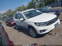 2012 VOLKSWAGEN TIGUAN SE White  Gasoline WVGBV7AXXCW548325 photo #2