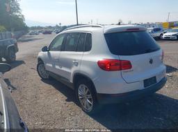 2012 VOLKSWAGEN TIGUAN SE White  Gasoline WVGBV7AXXCW548325 photo #4