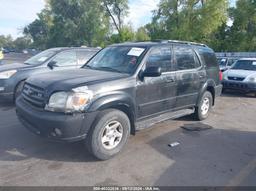 2002 TOYOTA SEQUOIA SR5 Blue  Gasoline 5TDZT34A42S082186 photo #3