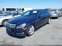 2012 MERCEDES-BENZ C 250 LUXURY/SPORT Blue  Gasoline WDDGF4HB5CA613326 photo #3