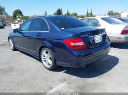 2012 MERCEDES-BENZ C 250 LUXURY/SPORT Blue  Gasoline WDDGF4HB5CA613326 photo #4