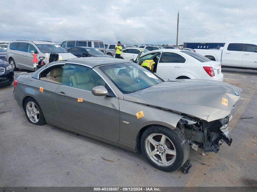 2010 BMW 328I Green  Gasoline WBAWL1C50APX27319 photo #1