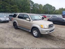 2002 TOYOTA SEQUOIA SR5 Gold  Gasoline 5TDZT34A02S130377 photo #2