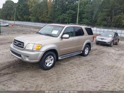 2002 TOYOTA SEQUOIA SR5 Gold  Gasoline 5TDZT34A02S130377 photo #3