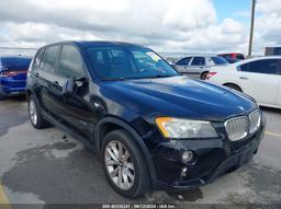 2014 BMW X3 XDRIVE28I Black  Gasoline 5UXWX9C58E0D16224 photo #2