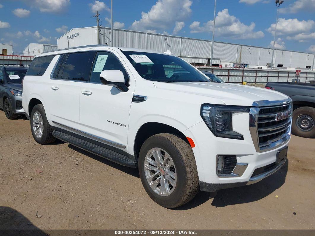 2024 GMC YUKON XL 2WD SLT White  Gasoline 1GKS1GKD7RR233272 photo #1