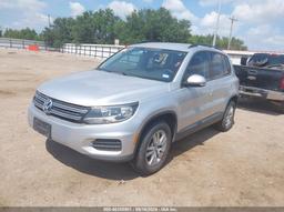 2016 VOLKSWAGEN TIGUAN S Silver  Gasoline WVGAV7AX9GW596397 photo #3