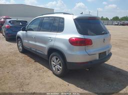 2016 VOLKSWAGEN TIGUAN S Silver  Gasoline WVGAV7AX9GW596397 photo #4