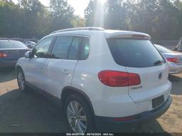 2012 VOLKSWAGEN TIGUAN SE White  Gasoline WVGBV7AX6CW507173 photo #4